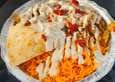 The Halal Guys signature dishes Beef Gyro Platter
Falafel Sandwich
Baklava